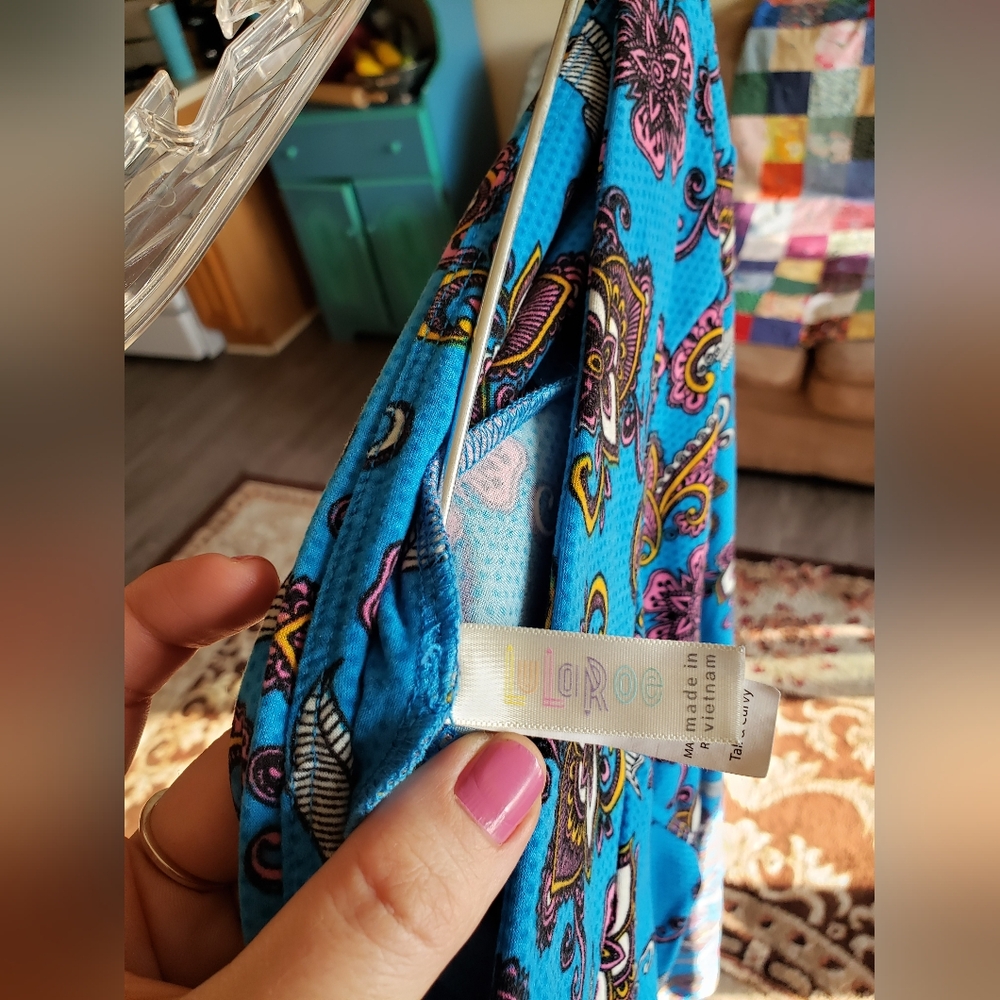 NWT lularoe Victorian on modern print leggings TC - Picture 7 of 13